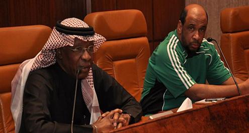 أحمد عيد يستقبل وفد الاتحاد الآسيوي